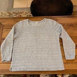 L.L. Bean Light Gray Knit Sweater, size 2XL